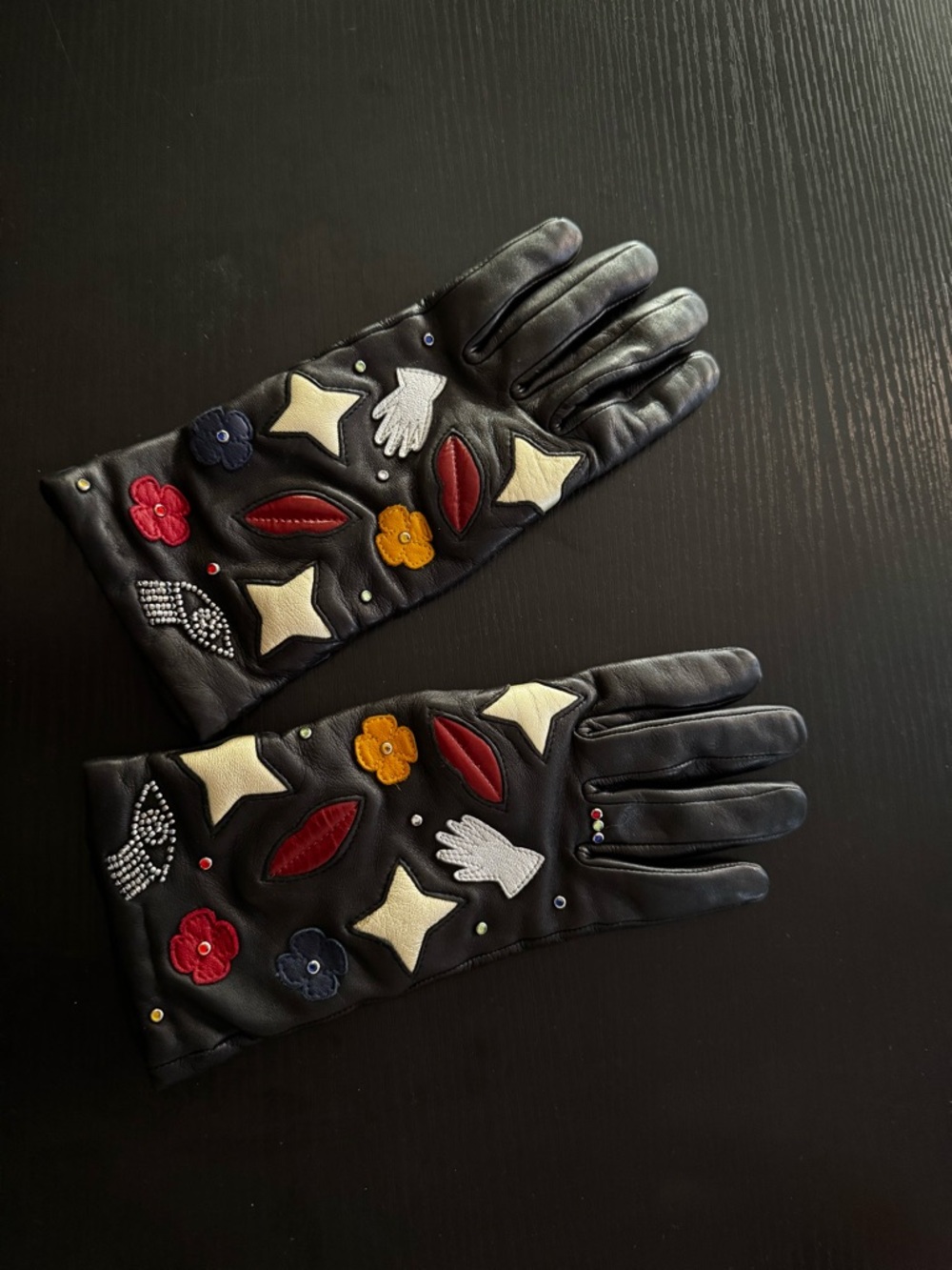 Agnelle Leather Gloves